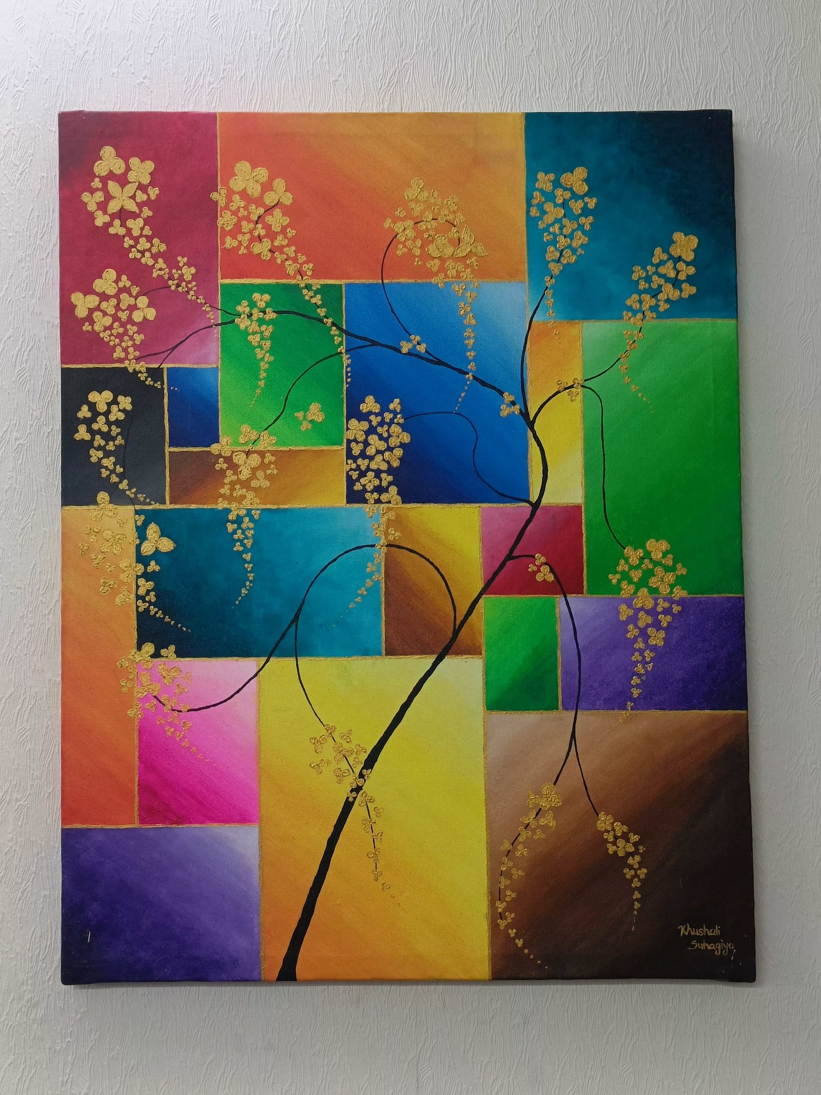 abstract art - hand painted